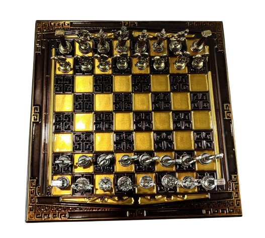 Elegancki Komplet do gry w szachy - 16X16 cm