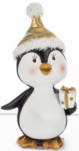 FIGURKA PINGWINEK 9x5x3,5 Z PREZENTEM