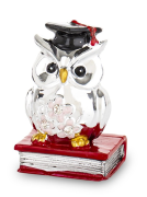 FIGURKA SÓWKA MĄDRA SOWA ABSOLWENT RÓŻ– MIX OK. 5CM