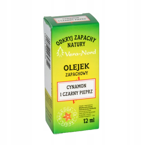 OLEJEK ZAPACHOWY CYNAMON I CZARNY PIEPRZ