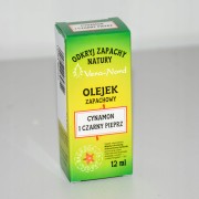 OLEJEK ZAPACHOWY CYNAMON I CZARNY PIEPRZ