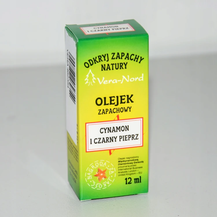 OLEJEK ZAPACHOWY CYNAMON I CZARNY PIEPRZ
