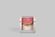 świeca flowerbox kwiaty róże