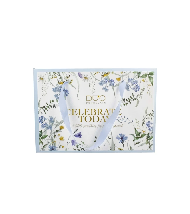 Komplet 2 Filiżanek Royal ze Spodkami 250 ml – MELODY Kwiaty Royal