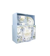 Komplet 2 Filiżanek Royal ze Spodkami 250 ml – MELODY Kwiaty Royal