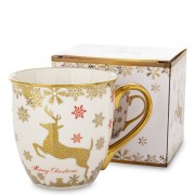 Porcelanowy Kubek Świąteczny 560 ml w Ozdobnym Pudełku