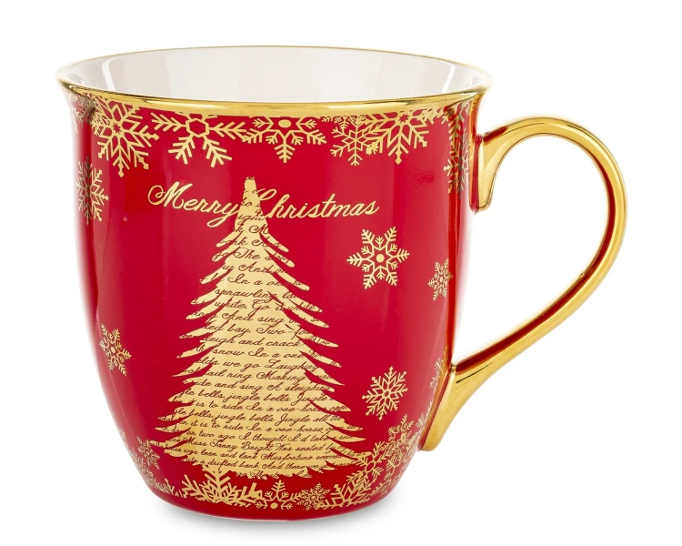 Porcelanowy Kubek Świąteczny 560 ml w Ozdobnym Pudełku