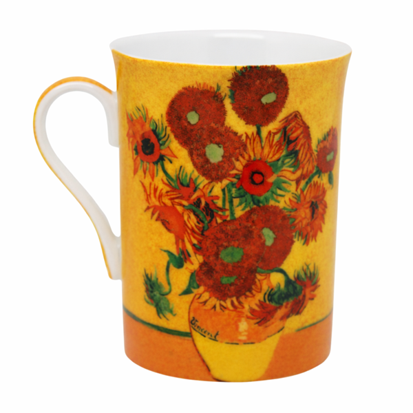 Kubek Porcelanowy 300 ml Słoneczniki SUNFLOWERS Vincent van Gogh