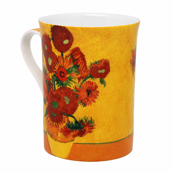 Kubek Porcelanowy 300 ml Słoneczniki SUNFLOWERS Vincent van Gogh