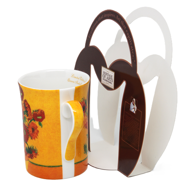 Kubek Porcelanowy 300 ml Słoneczniki SUNFLOWERS Vincent van Gogh