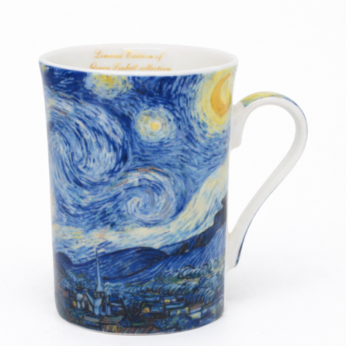 Kubek Porcelanowy 300 ml Gwiaździsta Noc Vincent van Gogh