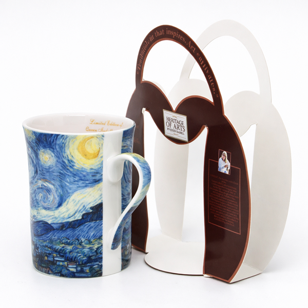 Kubek Porcelanowy 300 ml Gwiaździsta Noc Vincent van Gogh