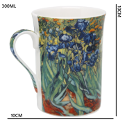 Kubek Porcelanowy 300 ml Irysy Vincent van Gogh Irises