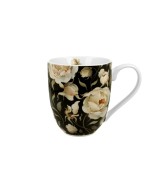 Kubek Porcelanowy XXL 1000 ml ENGLISH ROSES BLACK