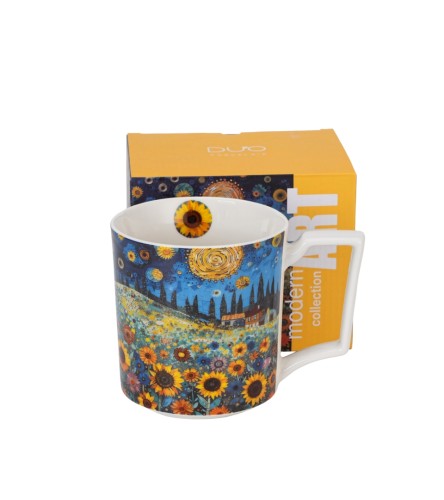 Kubek Porcelanowy XXL 750 ml SUNFLOWER FIELD – Modern