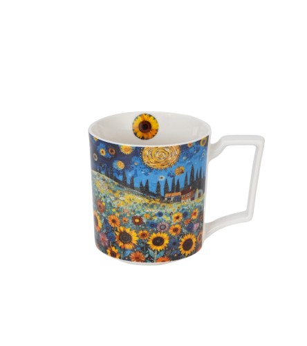 Kubek Porcelanowy XXL 750 ml SUNFLOWER FIELD – Modern