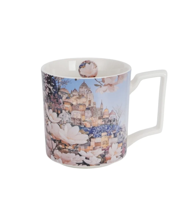 Kubek Porcelanowy XXL 750 ml CITY OF MAGNOLIAS – Modern