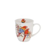 Kubek Porcelanowy 400 ml PAPUGA ARA SZKARŁATNA – Ptasi Świat / Animals