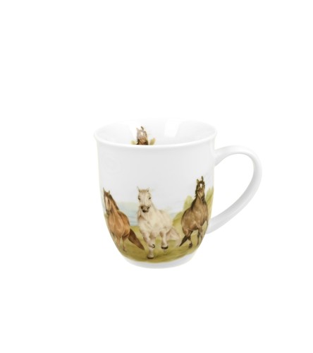 Kubek Porcelanowy 400 ml KONIE W GALOPIE – Świat Zwierząt / Animals