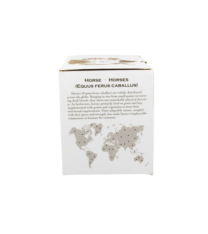 Kubek Porcelanowy 400 ml KOŃ GNIADY – Świat Zwierząt / Animals