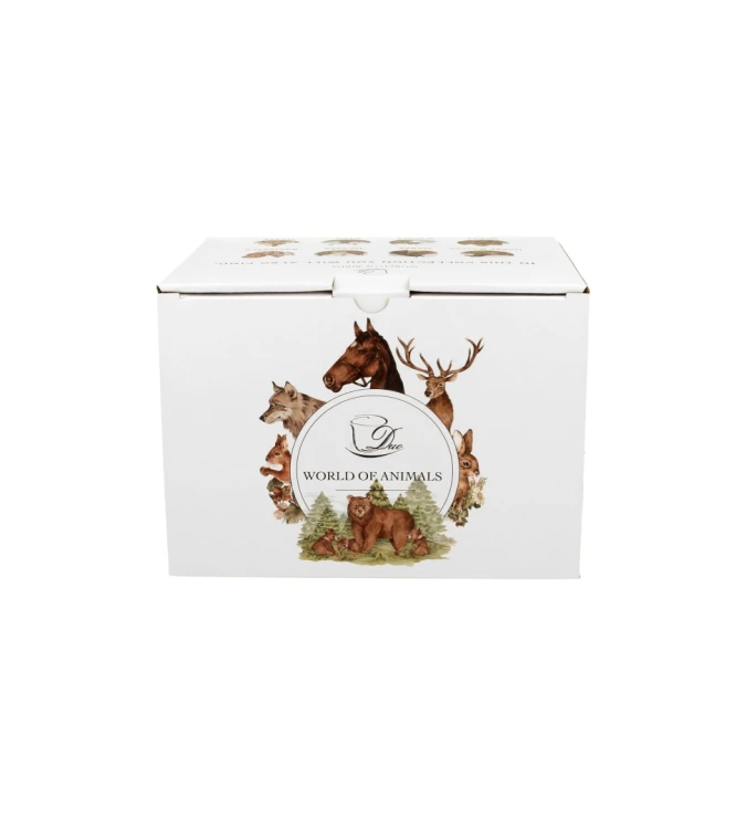 Kubek Porcelanowy 400 ml KOŃ GNIADY – Świat Zwierząt / Animals