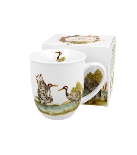 Kubek Porcelanowy 400 ml ŻURAWIE ZWYCZAJNE – Ptasi Świat / Animals