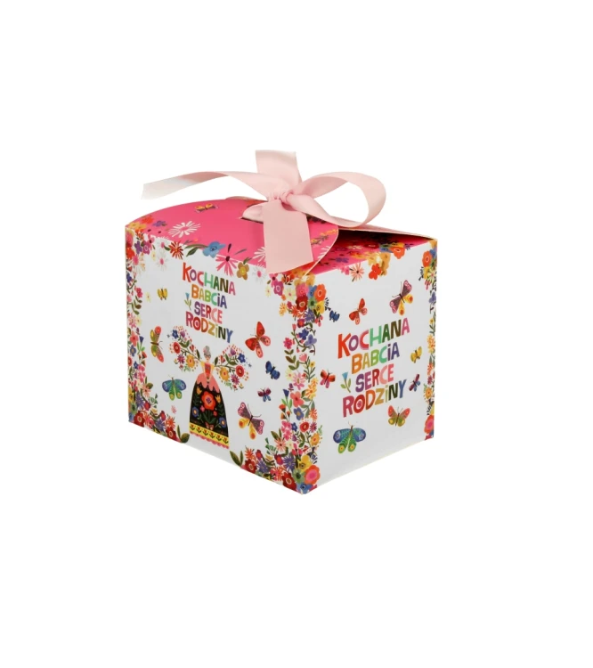 Kubek Porcelanowy 400 ml KOCHANA BABCIA PREZENT DLA BABCI DZIEŃ BABCI