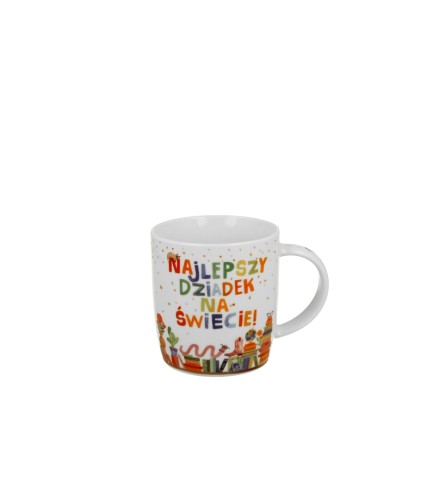 Kubek Porcelanowy 400 ml NAJLEPSZY DZIADEK PREZENT NA DZIEŃ DZIADKA
