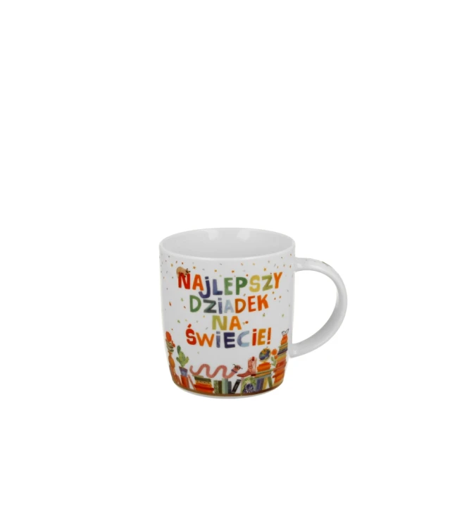 Kubek Porcelanowy 400 ml NAJLEPSZY DZIADEK PREZENT NA DZIEŃ DZIADKA