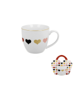 Kubek Porcelanowy 460 ml 4 SERCA SERCE WALENTYNKI