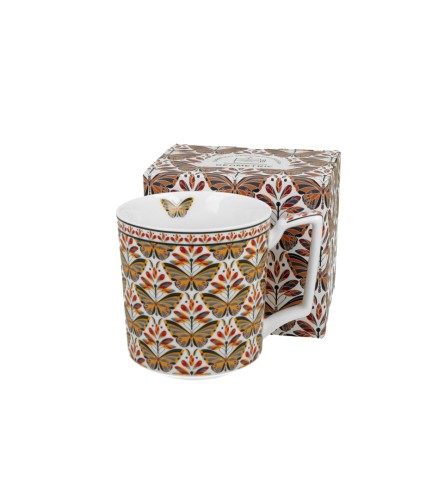 Elegancki Kubek Porcelanowy 450 ml PAPILIO – Linia GEOMETRIC