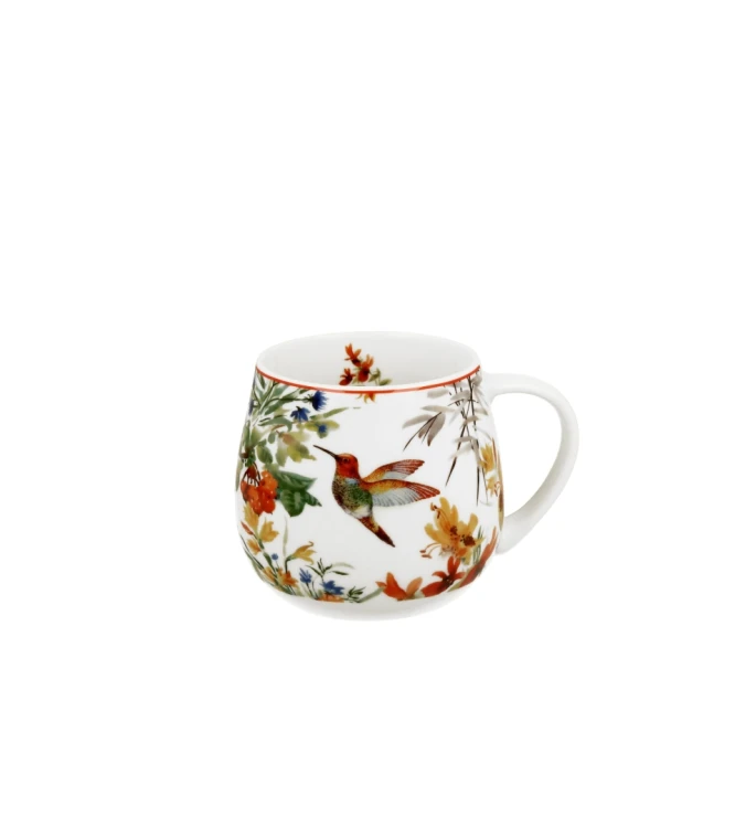 Kubek Baryłka Porcelanowy 430 ml KOLIBER LINNEA – Seria Flower Classic
