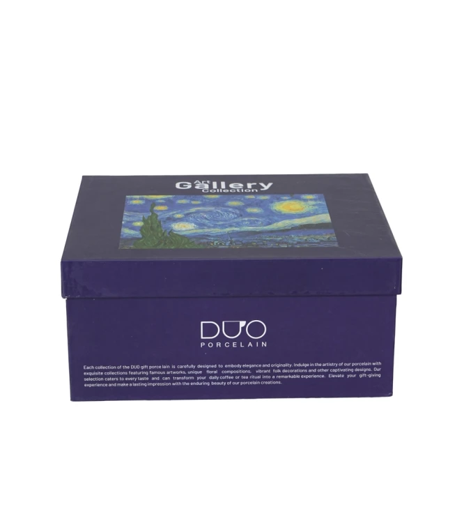 Komplet 2 Filiżanek ze Spodkami 270 ml STARRY NIGHT Vincent van Gogh GWIAŹDZISTA NOC