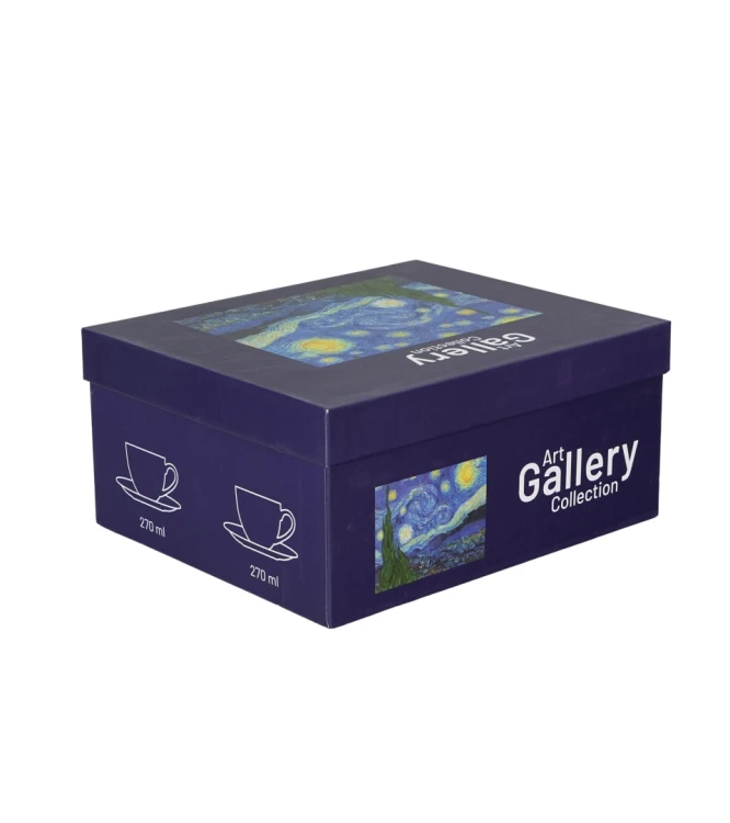 Komplet 2 Filiżanek ze Spodkami 270 ml STARRY NIGHT Vincent van Gogh GWIAŹDZISTA NOC