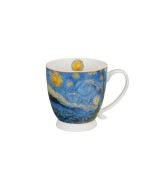 Kubek na Stopce Porcelanowy 510 ml – STARRY NIGHT Vincent van Gogh Gwiaździsta Noc