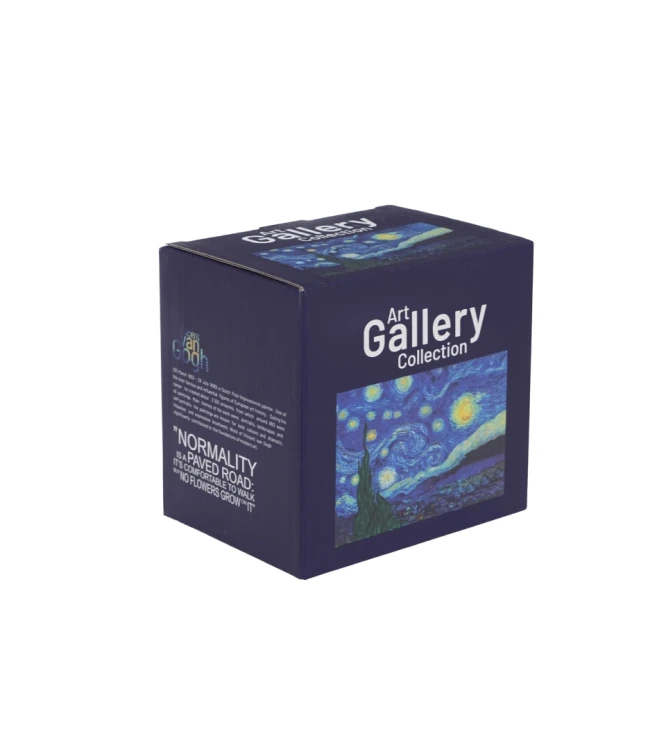 Kubek Szklany z Podwójną Ścianką 350 ml Gwiaździsta Noc Vincent van Gogh