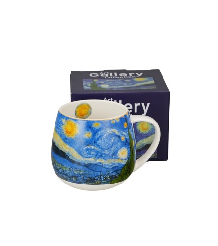 Kubek Baryłka Porcelanowy 430 ml Gwiaździsta Noc STARRY NIGHT Vincent van Gogh