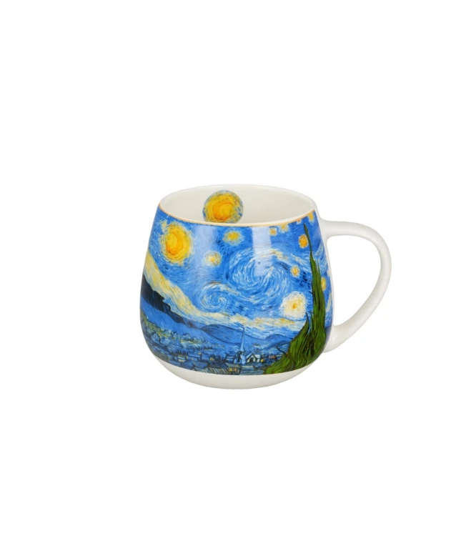 Kubek Baryłka Porcelanowy 430 ml Gwiaździsta Noc STARRY NIGHT Vincent van Gogh