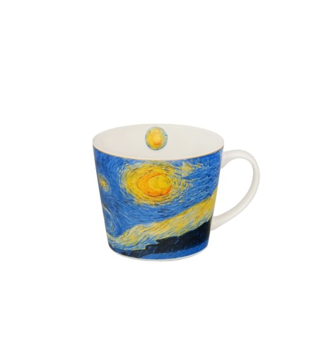 Kubek Prosty Porcelanowy 600 ml Gwiaździsta Noc STARRY NIGHT Vincent van Gogh