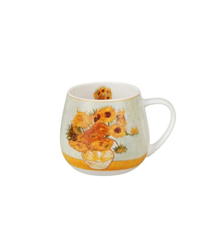 Kubek Baryłka Porcelanowy 430 ml  Słoneczniki SUNFLOWERS Vincent van Gogh