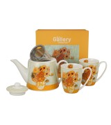 Zestaw Dzbanek i 2 Kubki 360ml – SUNFLOWERS Vincent van Gogh Słoneczniki