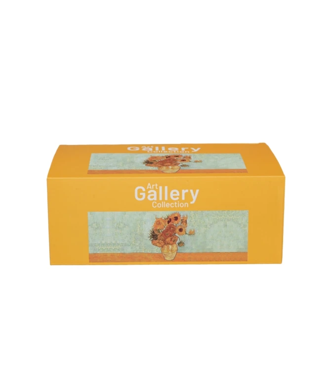 Filiżanka Jumbo z Długim Spodkiem SUNFLOWERS Vincent van Gogh Słoneczniki