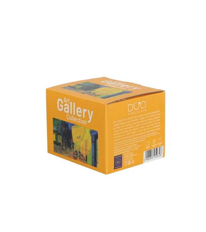Kubek Baryłka Porcelanowy 430ml TERRACE AT NIGHT Vincent van Gogh Taras kawiarni w nocy