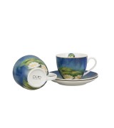Komplet 2 Filiżanek ze Spodkami 270 ml NENUFARY Claude Monet