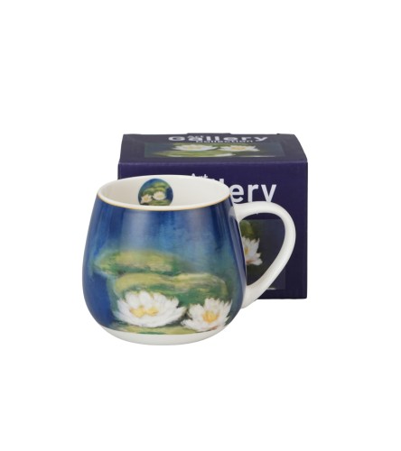 Kubek Baryłka Porcelanowy 430ml NENUFARY Claude Monet