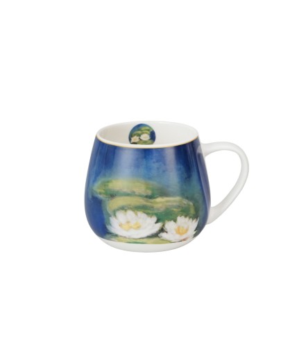 Kubek Baryłka Porcelanowy 430ml NENUFARY Claude Monet