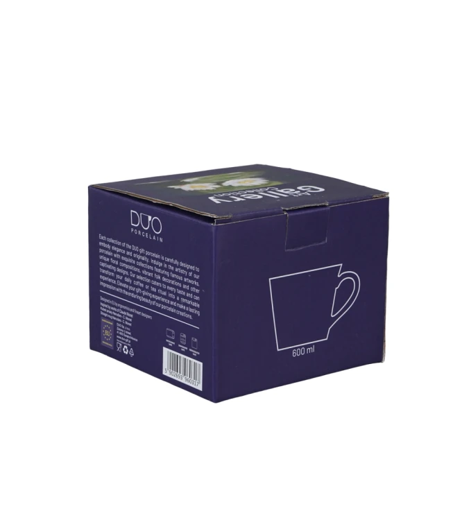 Kubek Prosty Porcelanowy 600 ml NENUFARY Claude Monet