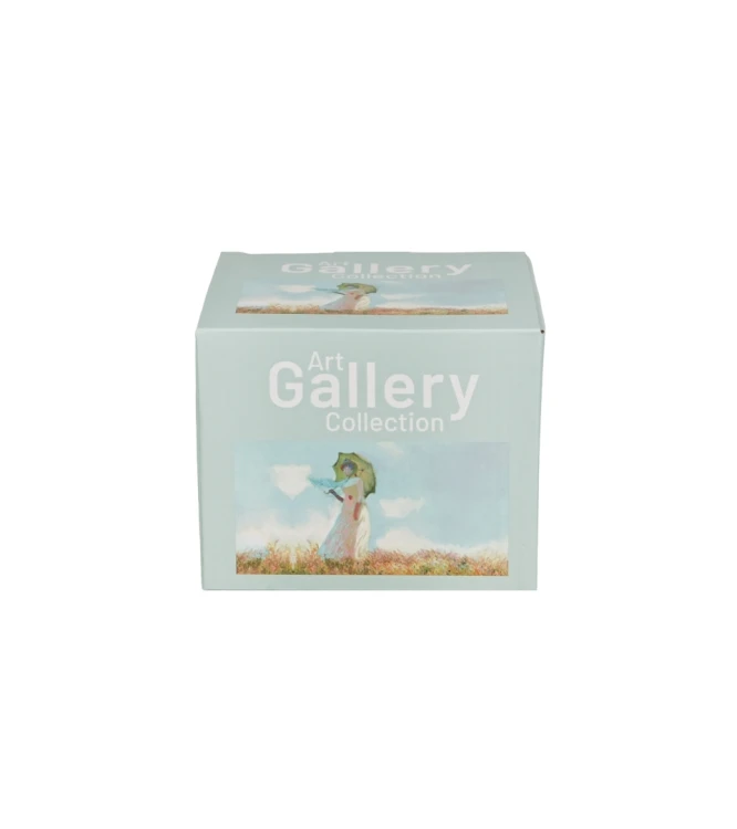 Kubek Prosty Porcelanowy 600 ml – KOBIETA Z PARASOLKĄ (Claude Monet)