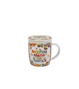 Kubek z Zaparzaczem i Pokrywką 400 ml NAJLEPSZA MAMA PREZENT DLA MAMY