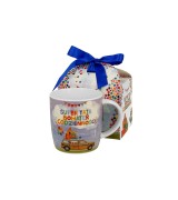 Kubek Porcelanowy 400 ml SUPER TATA PREZENT DLA TATY DZIEŃ OJCA
